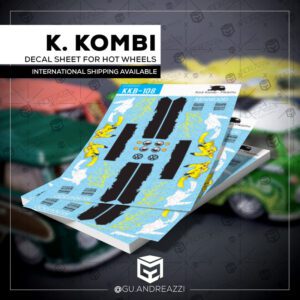 KKB108 - Kool Kombi Pikachu - Decal 1/64