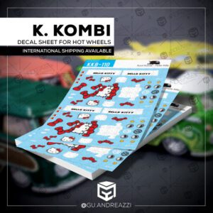 KKB110 - Kool Kombi Hello KItty - Decal 1/64