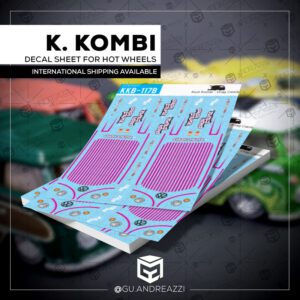 KKB117B - Kool Kombi Drag Candy - Decal 1/64