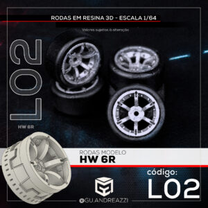 L02 - HW 6R - Rodas 3D para Acceleracers