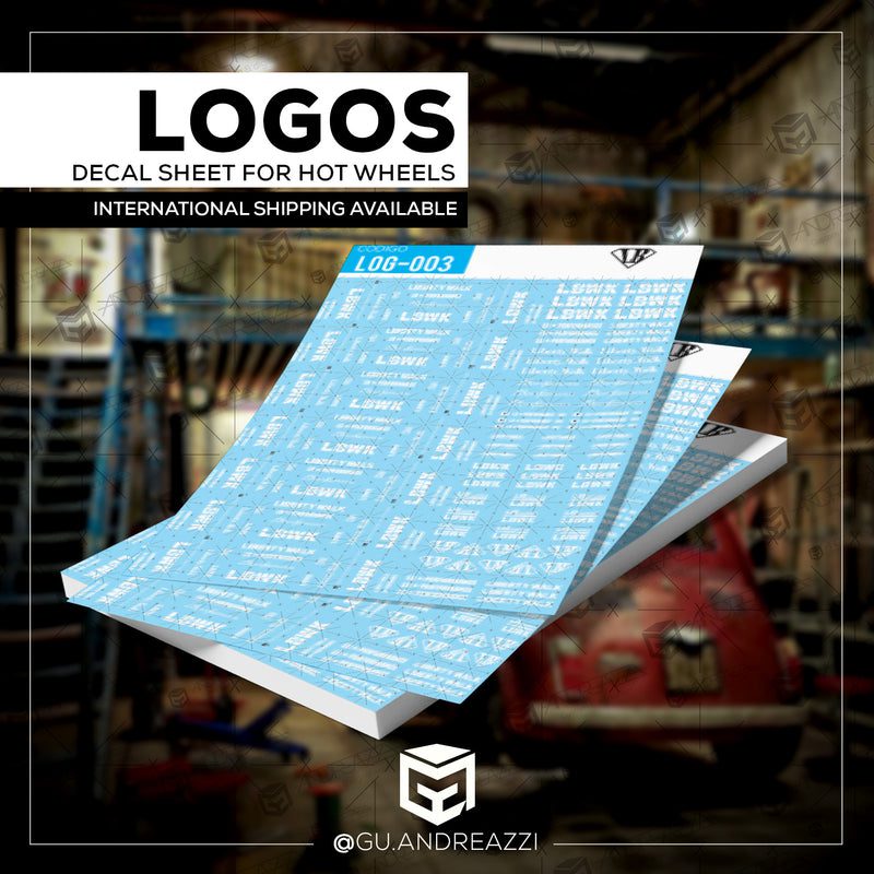 LOG003 - LBWK - Decal 1/64 - Andreazzi Custom Works