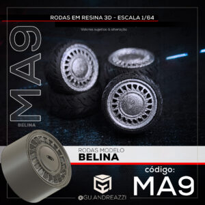 MA9 - Belina - Rodas 3D  para 1/64