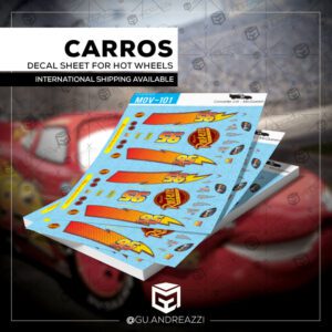 MOV101 - Corvette Relâmpago McQueen - Decal 1/64