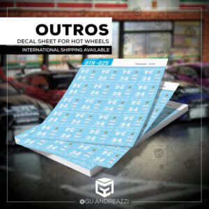 OTR026 - Porsche 34 STH - Decal 1/64