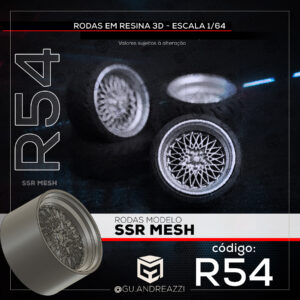 R54 - SSR Mesh - Rodas 3D para 1/64