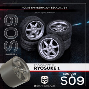 S09 - Ryosuke 1 - Rodas 3D  para 1/64