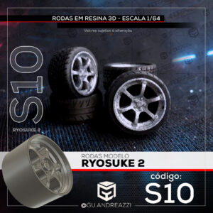 S10 - Ryosuke 2 - Rodas 3D  para 1/64