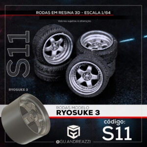 S11 - Ryosuke 3 - Rodas 3D  para 1/64