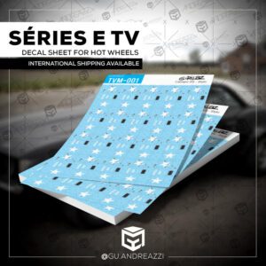 TVM001 - Camaro SS Gorillaz - Decal 1/64