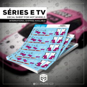 TVR001 - Civic Hello Kitty - Decal 1/64