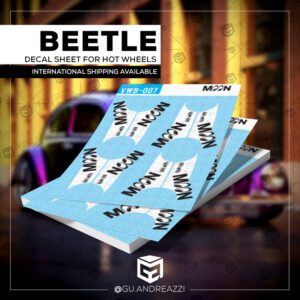 VWB007 - Fusca Moon - Decal 1/64