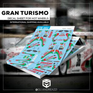 GTR002 - Supra Gran Turismo - Decal 1/64