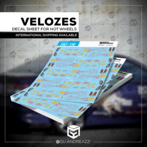 FAF110 - Honda S2000 - Johnny - Velozes e Furiosos - Decal 1/64