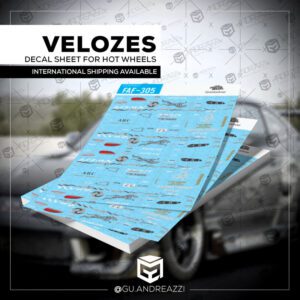 FAF305 - S15 Quicksilver - Sean - Velozes e Furiosos - Decal 1/64