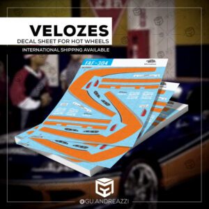 FAF304 - Silvia - Monalisa - Velozes e Furiosos - Decal 1/64