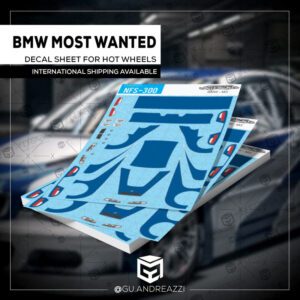 NFS300 - BMW - M3 NFSMW - Decal 1/64