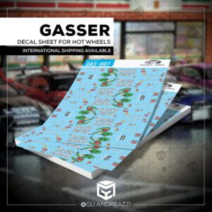 GAS007 - Gasser Rat Fink - Decal 1/64