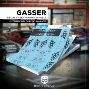 GAS009 - Gasser Chevy - Decal 1/64