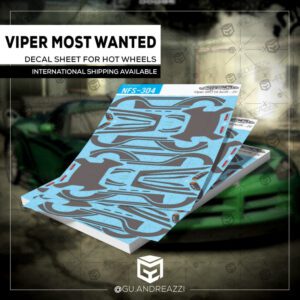 NFS304 - Viper SRT10 ACR - JV - NFSMW - Decal 1/64