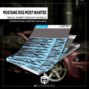 NFS317 - Mustang Rog NFSMW - Decal 1/64