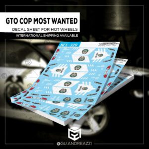 NFS320 - Pontiac GTO Cop NFSMW - Decal 1/64