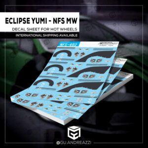 NFS402 - Eclipse Yumi's NFS Carbon - Decal 1/64