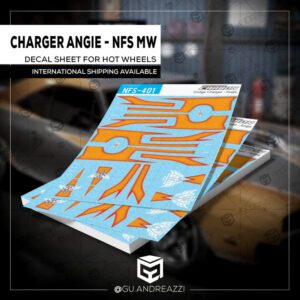 NFS401 - Dodge Charger Angie NFS Carbon - Decal 1/64