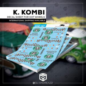 KKB147 - Kool Kombi Starbucks - Decal 1/64
