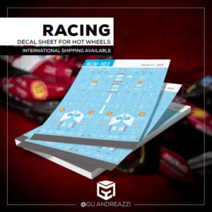 RCN103 - Ferrari F1 2025 - Decal 1/64