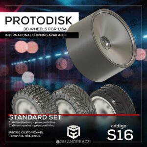 S16 - Protodisk - Rodas 3D para 1/64