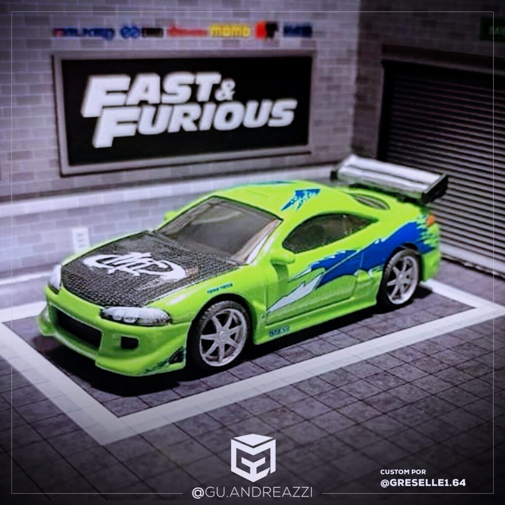 F23 - Fast Eclipse - Rodas 3D para 1/64 - Andreazzi Custom Works
