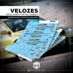 FAF212 - EVO Brian - Velozes e Furiosos - Decal 1/64