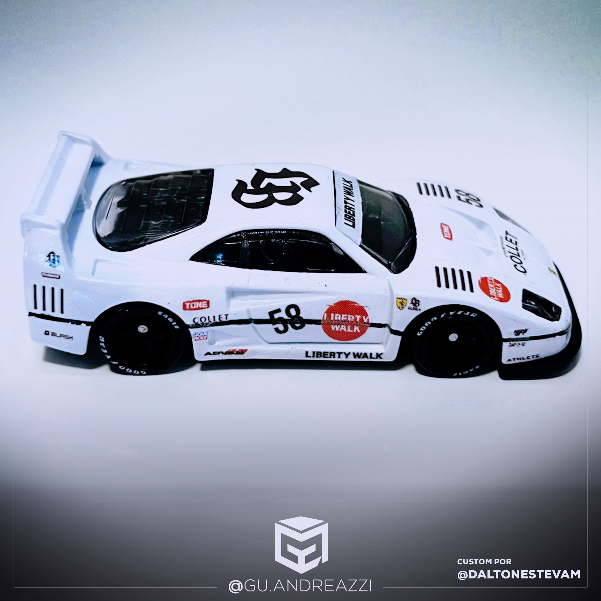 RCN550 - Ferrari F40 Collet - Liberty Walk - Decal 1/64 - Andreazzi ...