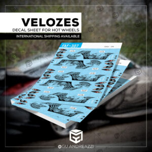 FAF307 - DK - Velozes e Furiosos - Decal 1/64