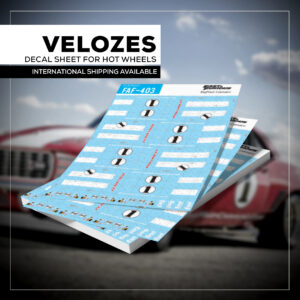 FAF403 - BigRed Camaro - Velozes e Furiosos - Decal 1/64