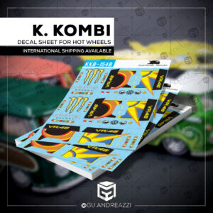 KKB154B - Kool Kombi - Monster Valentino Rossi - Decal 1/64