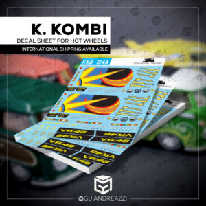 KKB154A - Kool Kombi - Monster Valentino Rossi - Decal 1/64