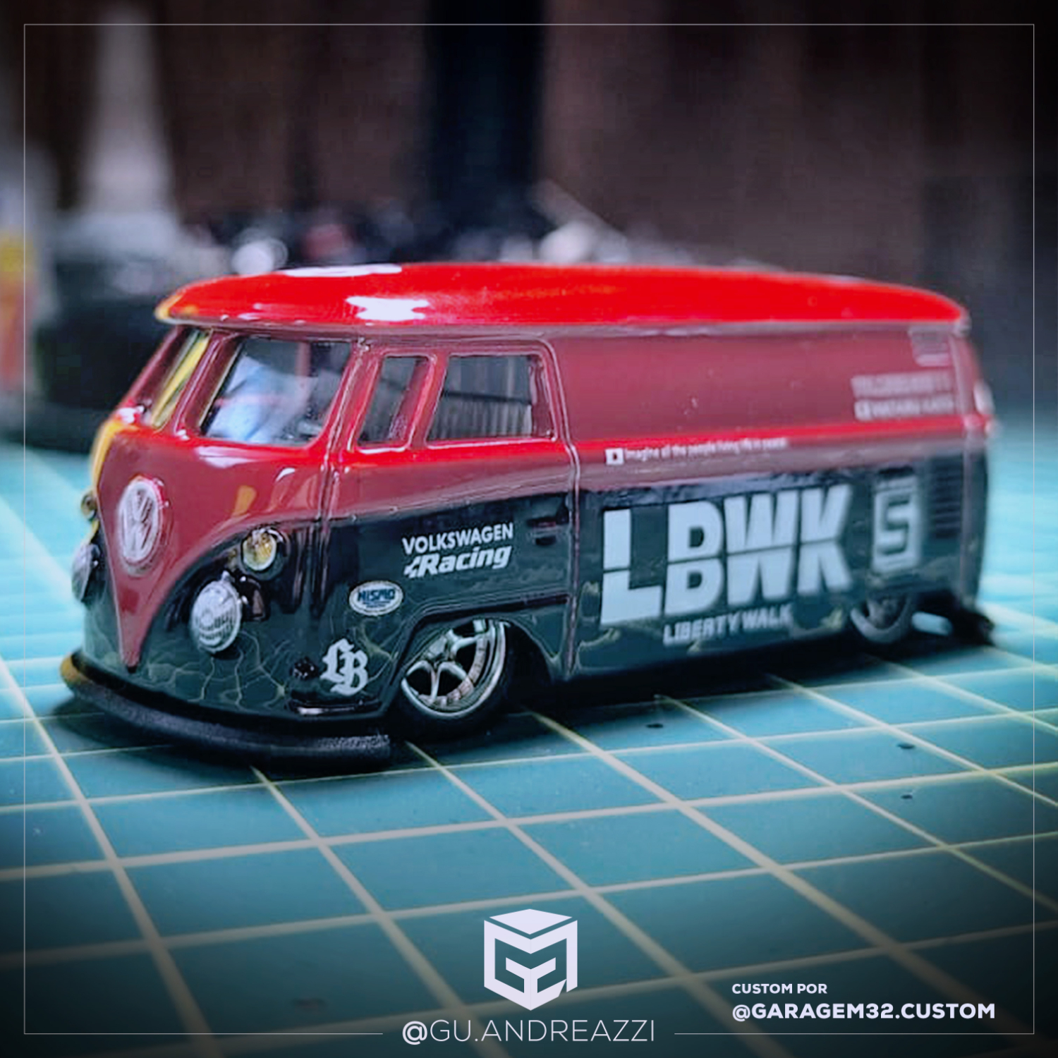KBT007 - Kombi T2 E T1 - LBWK - Decal 1/64 - Andreazzi Custom Works