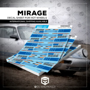 MOV111 - Porsche RS 3.8 - Mirage - Decal 1/64