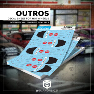 OTR044 - BMW M4 LBWK Brasil Mini GT - Decal 1/64