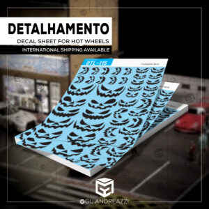 DTL115 - Pumpkin Face - Decal 1/64