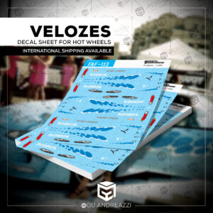 FAF113 - Eclipse Azul - Velozes e Furiosos - Decal 1/64