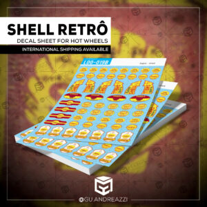 LOG019B - Shell Retrô - Decal 1/64