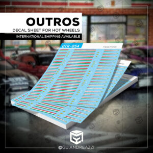 OTR054 - Ferrari Stripes - Decal 1/64