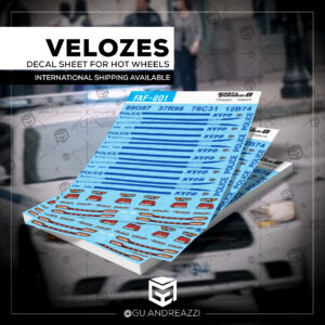 FAF801 - Viatura Velozes - Velozes e Furiosos - Decal 1/64