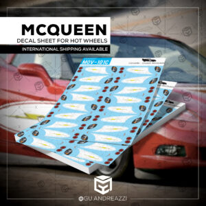 MOV101C - Corvette C6 - Cruisin McQueen - Decal 1/64