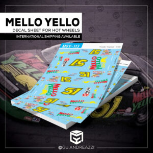 MOV113 - Days of Thunder - Mello Yello - Decal 1/64