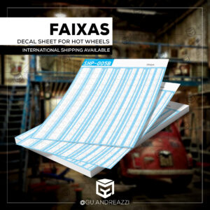 SHP005B - Faixas - Decal 1/64