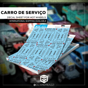 WRK022 - Viaturas - PMERJ Patamo - Decal 1/64