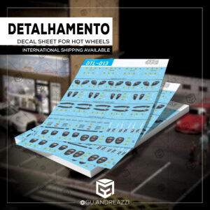 DTL013 - Ferraris - Decal 1/64